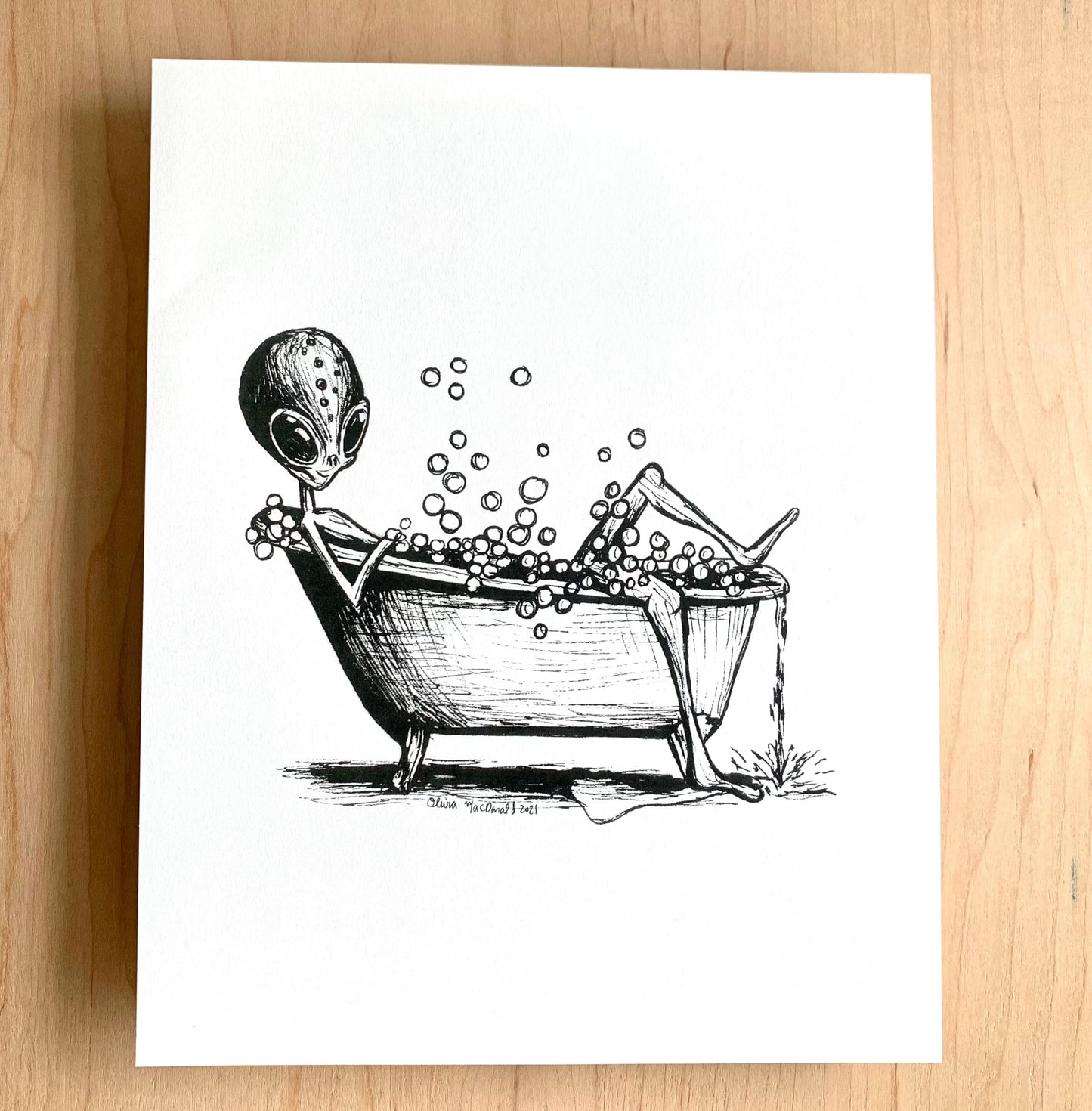 Bubblebath Alien