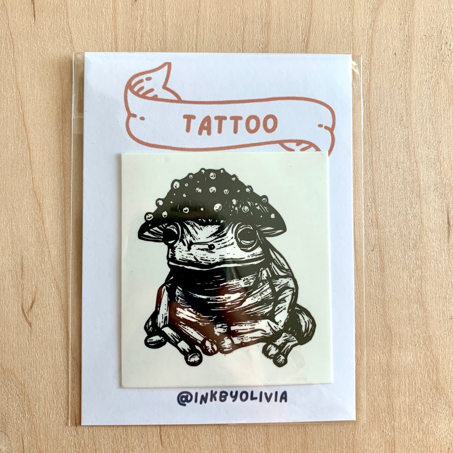 Fungi Frog Tattoo