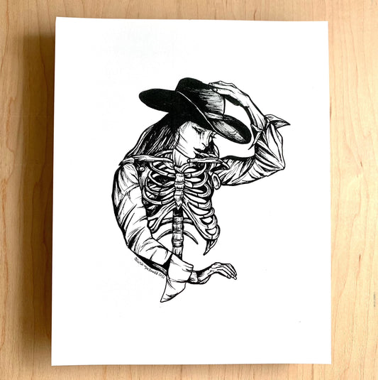 Cowgirl Skeleton