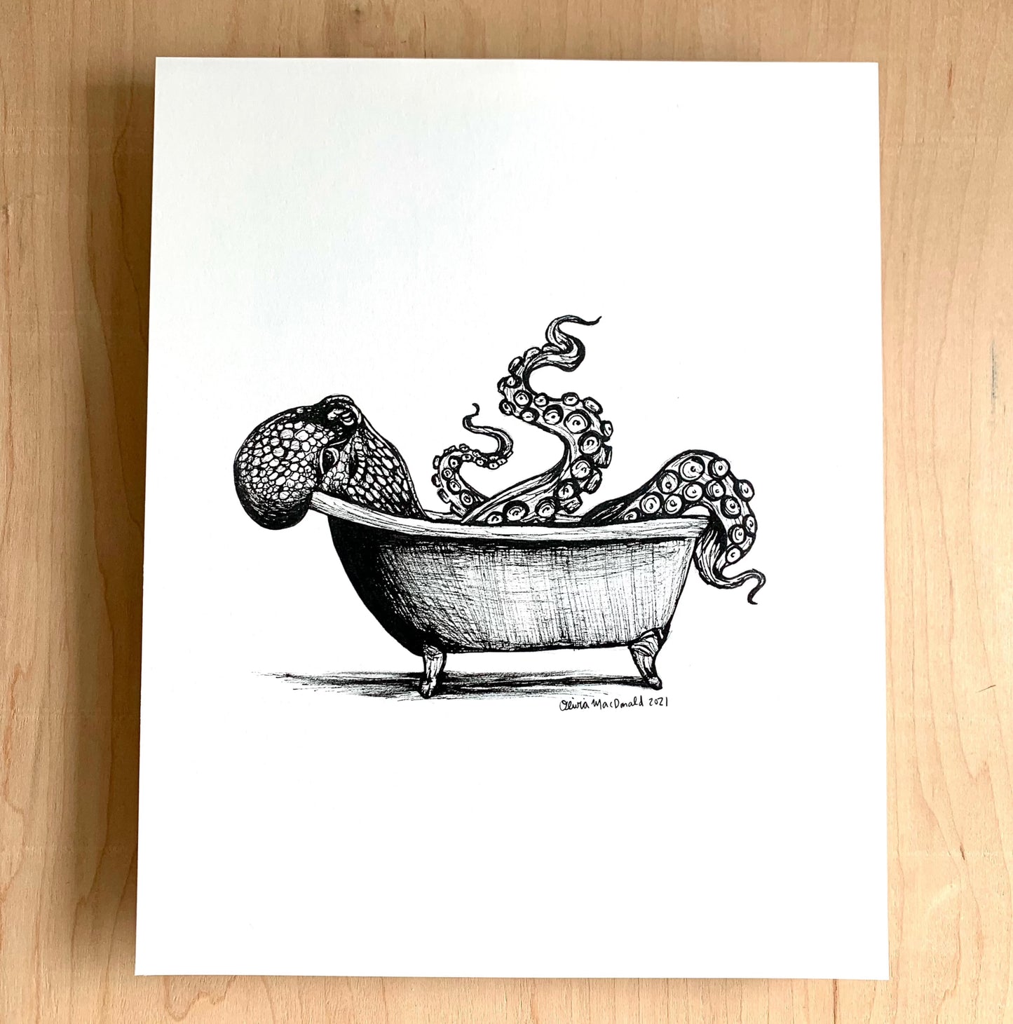 Bathing Octopus